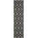 Bullock Hand Woven Flat Weave Wool/Cotton Geometric Rug in Black/Ivory