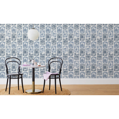 Je T'aime Paris Papier peint | Traditionnel / rouleau - 27 po x 30 pi