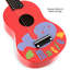 Guitare acoustique pour enfant avec 6 cordes accordables, sons réels