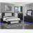 Beverly Black and White Nightstand