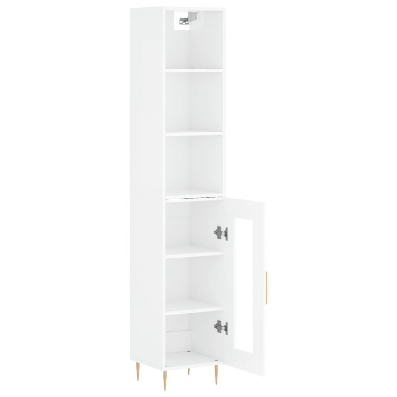 Storage Cabinet, Glossy White