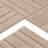 EAZY Floor Roma Stripe 24" x 24" Peel and Stick Carpet Tile Beige-130647195