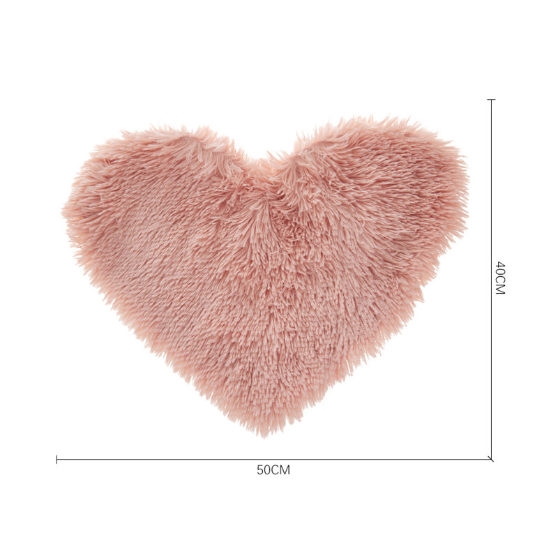 Antuane Cotton Novelty Cushion Cover, Pink