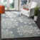 Rudra Hand Tufted Wool, Viscose Damask Rug