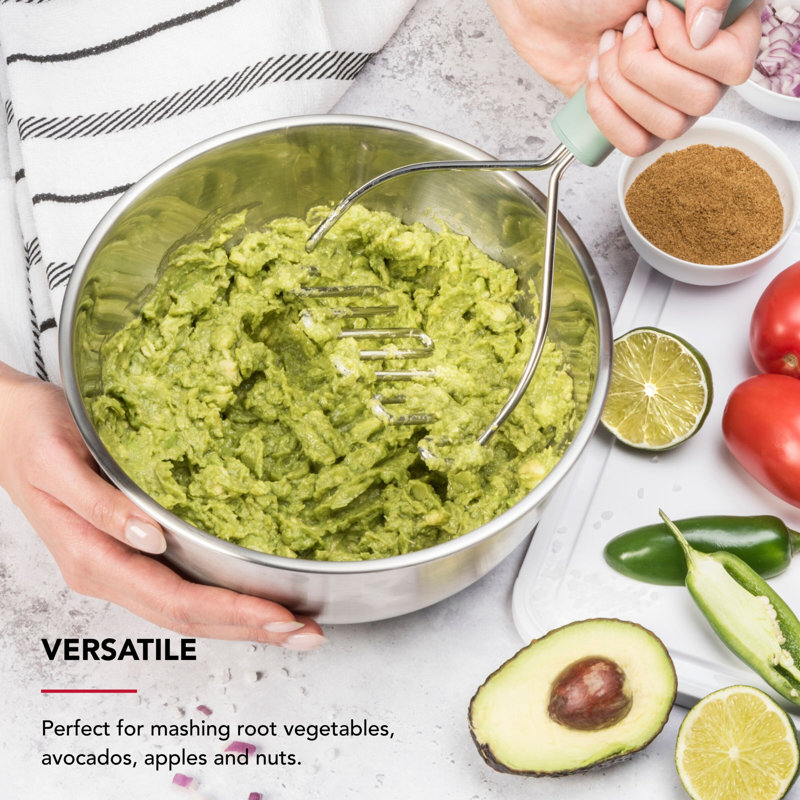 Kitchenaid Stainless Steel Wire Potato Masher, Cardamom