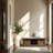 Gorge Canvas Upholstered Storage Shoe Bench with Natural Baskets