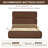Braya Luxury 57.1" High Headboard Hydraulic Lift Up Storage Upholstered Platform Bed With Channel Headboard Design,Coffee,Full-1549463973-1549463974