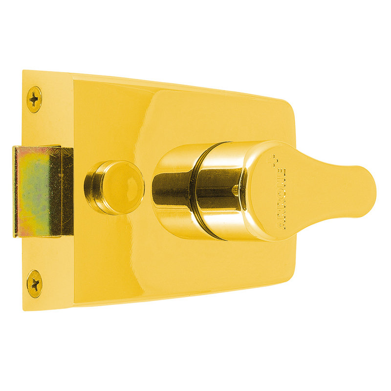 Door Bolt, Polished Brass Effect