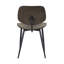 Fauteuils de salle à manger Salonis Mid-Century en bois noir avec dossier solide-1425938600