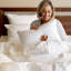 Coussin décoratif matelassé BedVoyage - Viscose de bambou + coton - lombaire - 12 x 20-1016522034