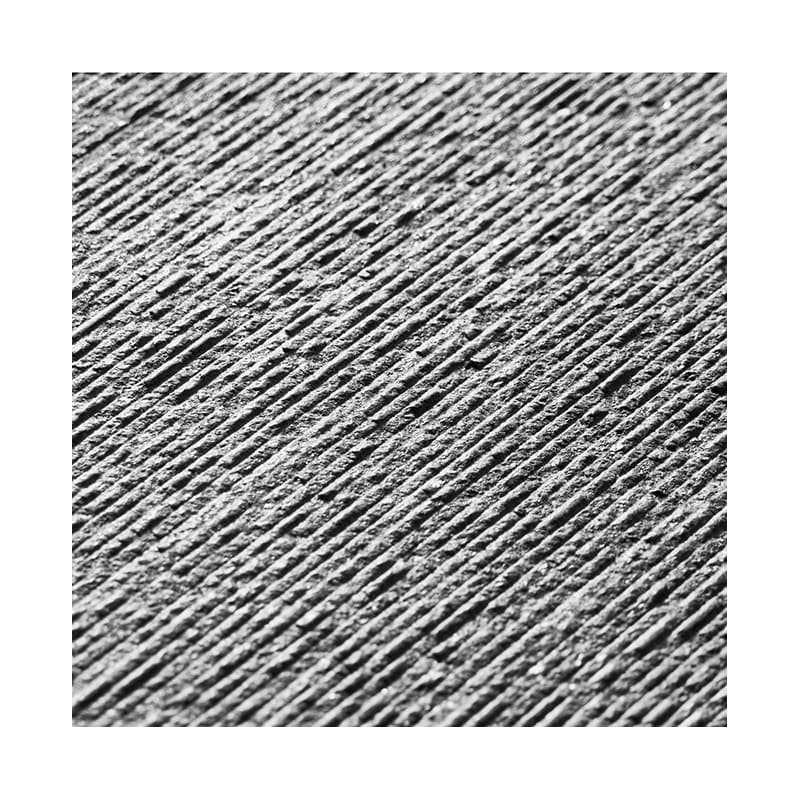 Rakestone Carved Noir Black 12x24 Honed Basalt Stone Tile, Comb Textured