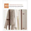 Porte-manteau en bois massif, 60 cm (L) x 30 cm (P) x 180 cm (H), bois d'hévéa, monobloc, sur pied, noyer, grain de bois naturel