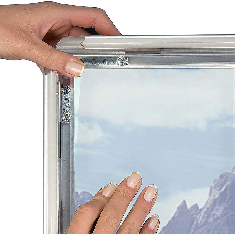 Cadre simple, 24 po x 36 po, Argent