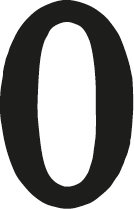 2 po Numéro de maison Beslagsboden, Acier inoxydable noir, 0