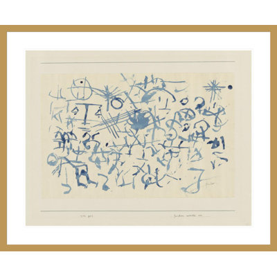 Signs Clustering by Paul Klee -Framed Giclee Print