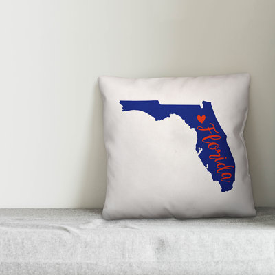 Florida Pride Throw Pillow
