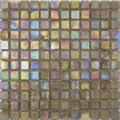 Satin 7/8" x 7/8" Cubes Glass Mosaic