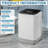 Nina 2.4 cu. ft. Portable Automatic Washer 17.8Lbs Washing Machine Built-in Drain Pump with 10 Programs and 8 Water Levels Selections Mini Washing Machine for Apartment, Dorms, Rv