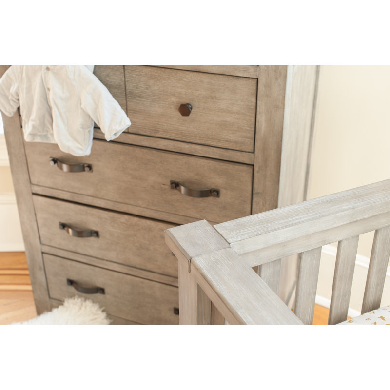 Milk Street Hudson 5 Drawer Chest (Fossil), Fossil