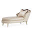 Chaise longue Villa chérie - perle / caramel-1584224694