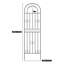 Paquet de 2 treillis de jardin extérieur - Support en métal antirouille pour roses, vignes et concombres (180 x 50 cm), treillis décoratif pour cours, pelouses et patios