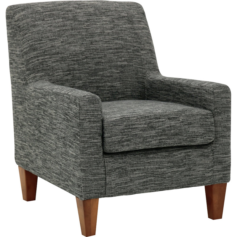 Peavy Upholstered Armchair, Hampden Charcoal