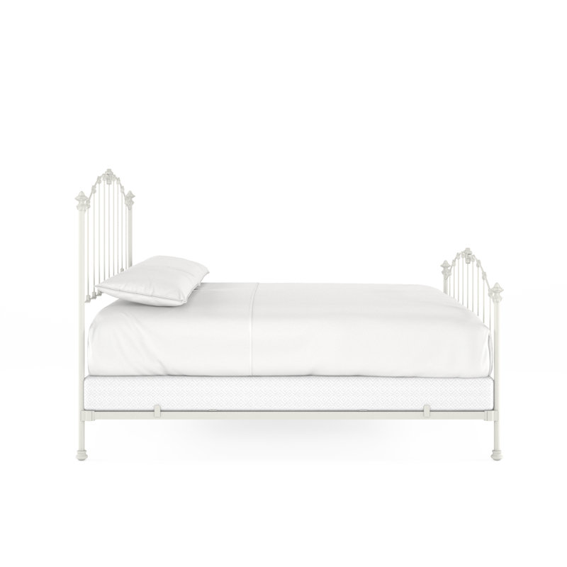 171 Country French Bed | Complete Standard, King, Matte White