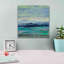 «Teal Wave II» par Silvia Vassileva, art mural sur toile-918513173