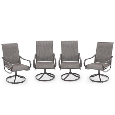 Fauteuil de salle à manger d'extérieur Leonard
