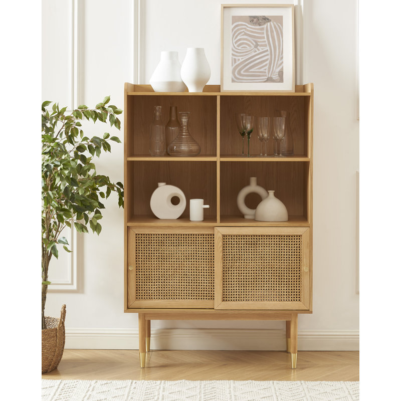 Akiya 152cm H x 100cm W Standard Bookcase