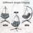 Gifty 1 Person Swing Chair with Stand