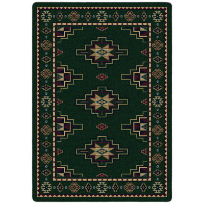 Tapis émeraude Alminus Signature Star