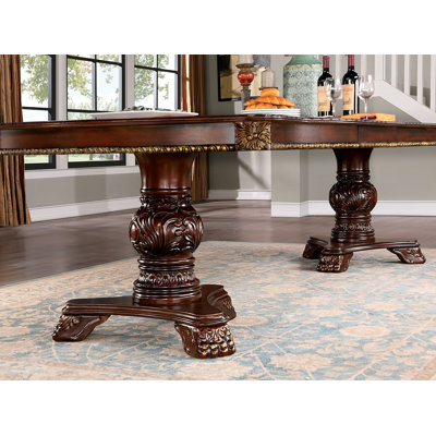 Springbrook Extendable Solid Wood Base Dining Table