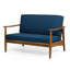 Combinaison de causeuse et de table basse Willowbrook, parfaite pour les salons confortables et les espaces de détente élégants.-1033784095