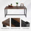 Table basse en bois massif classique 48 "