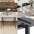 Annagh Stone Top Metal Base Dining Table-268855625-268854960