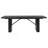 Houston Black Rectangular Double Pedestal Dining Table