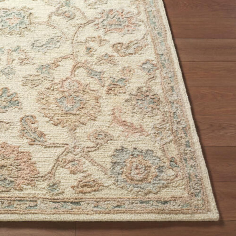 Rectangle Codrin Wool Area Rug, Rectangle 8' x 10'