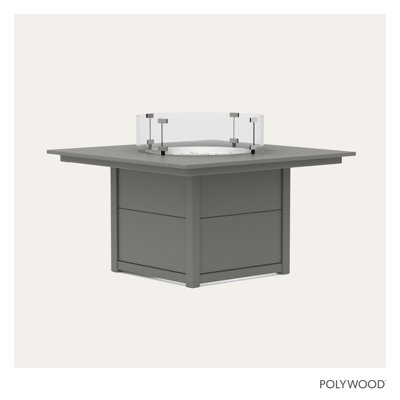 Square 42" Fire Pit Table