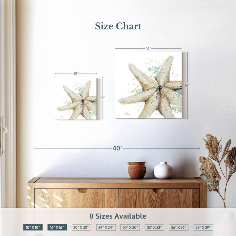 Adeliza Water Starfish, 10" H x 10" W