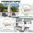 Porch Shield Patio Umbrella Cover - Outdoor Waterproof Garden Offset Banana Parasol Cover Fits Cantilever Offset Umbrella 7.5-11.5 Feet, Beige
