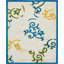 Tapis intérieur/extérieur bleu Fidela-22945793