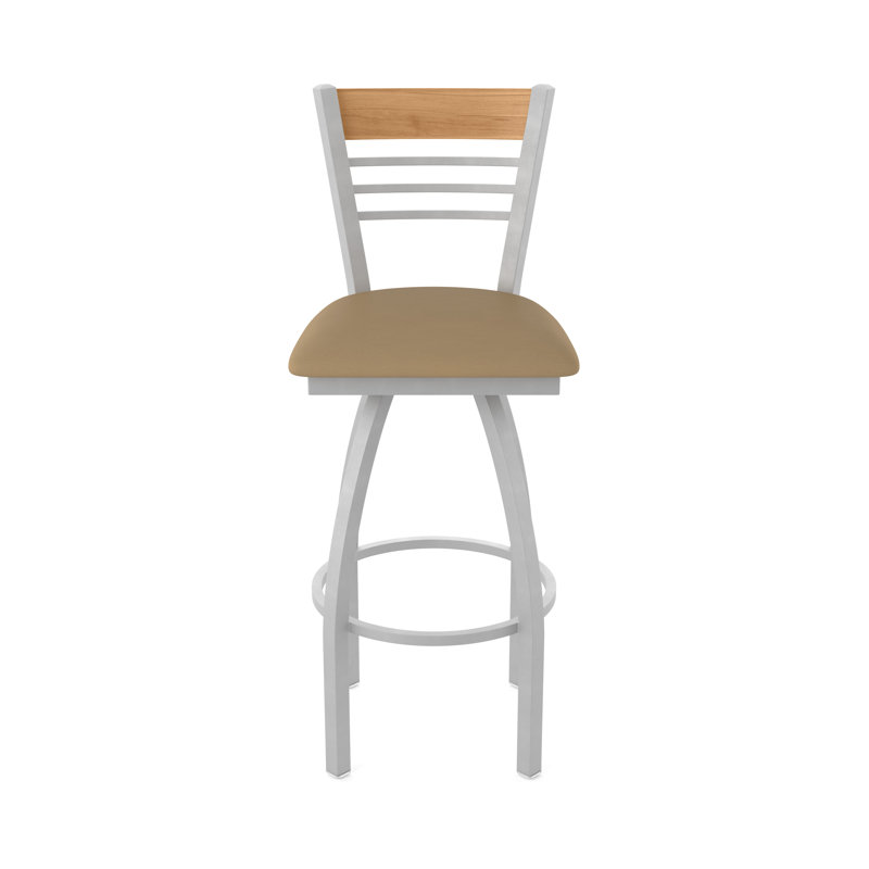 Tabouret tournant 880 Eleanor, Gris, Tanné, Très grand (assise de 36 po de hauteur)