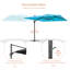 Parasol rectangulaire en porte-à-faux 11,5 pi x 9 pi-66642241