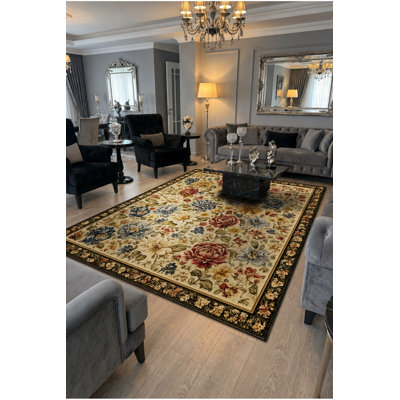 Tapis tissé à la crème Mosso