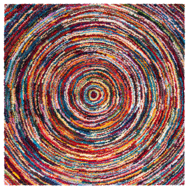 Tapis rouge Gleno, Carré 6 pi 7 po