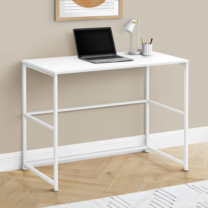 Bureau d'ordinateur, bureau personnel, ordinateur portable, installation à gauche, à droite, tiroirs de rangement, L 40 po, travail, contemporain, moderne