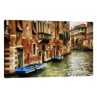 Docked by Dano - Wrapped Canvas Print