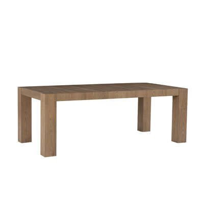 Bourneville Solid Wood Dining Table, Brown