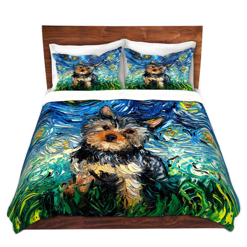 Ensembles de housses de couette DiaNoche en microfibre par Aja Ann - Yorkie